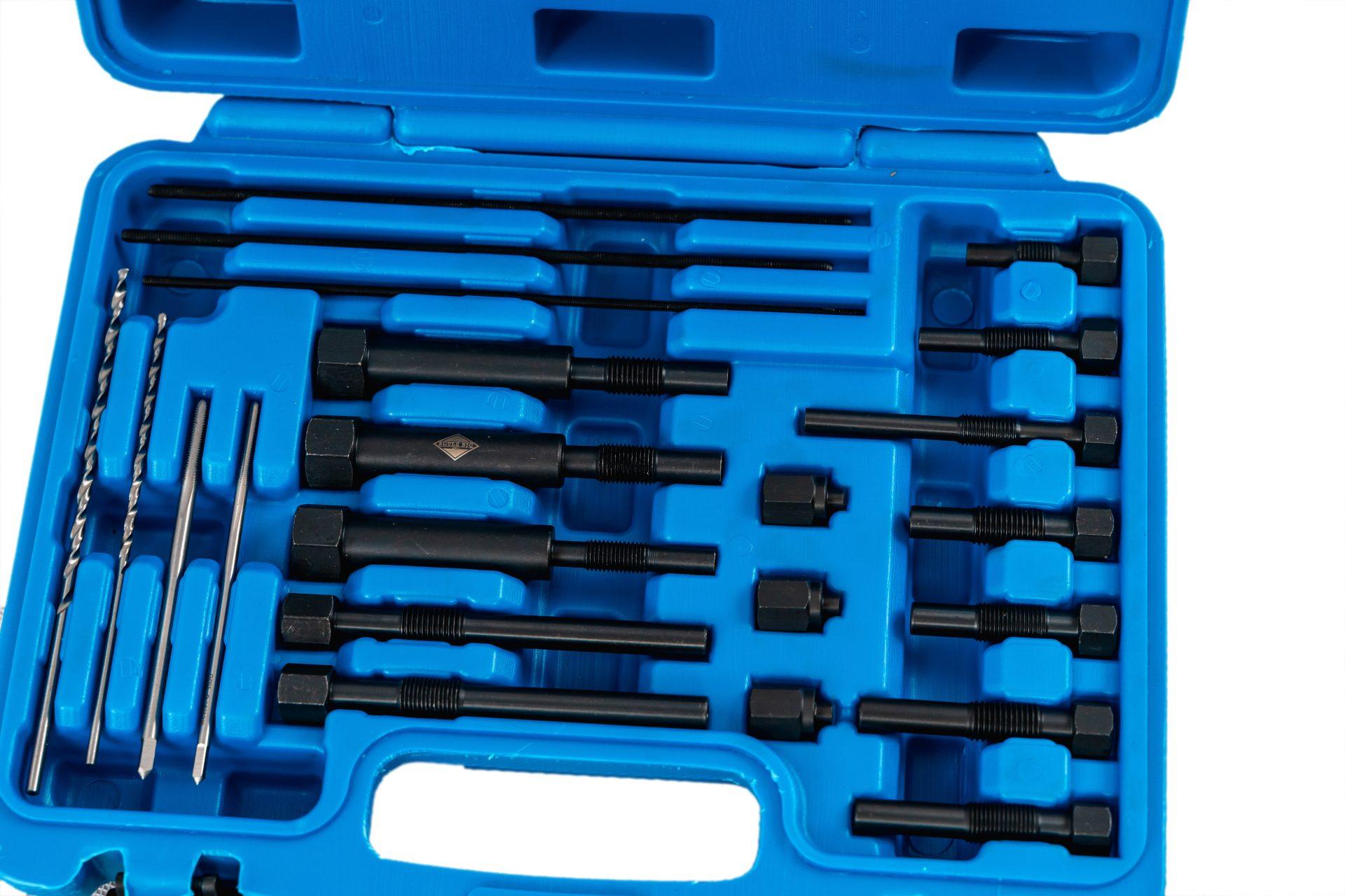 Trusa extras miez bujii incandescente rupte, extractor bujii rupte m8 si m10 - Bjc tools