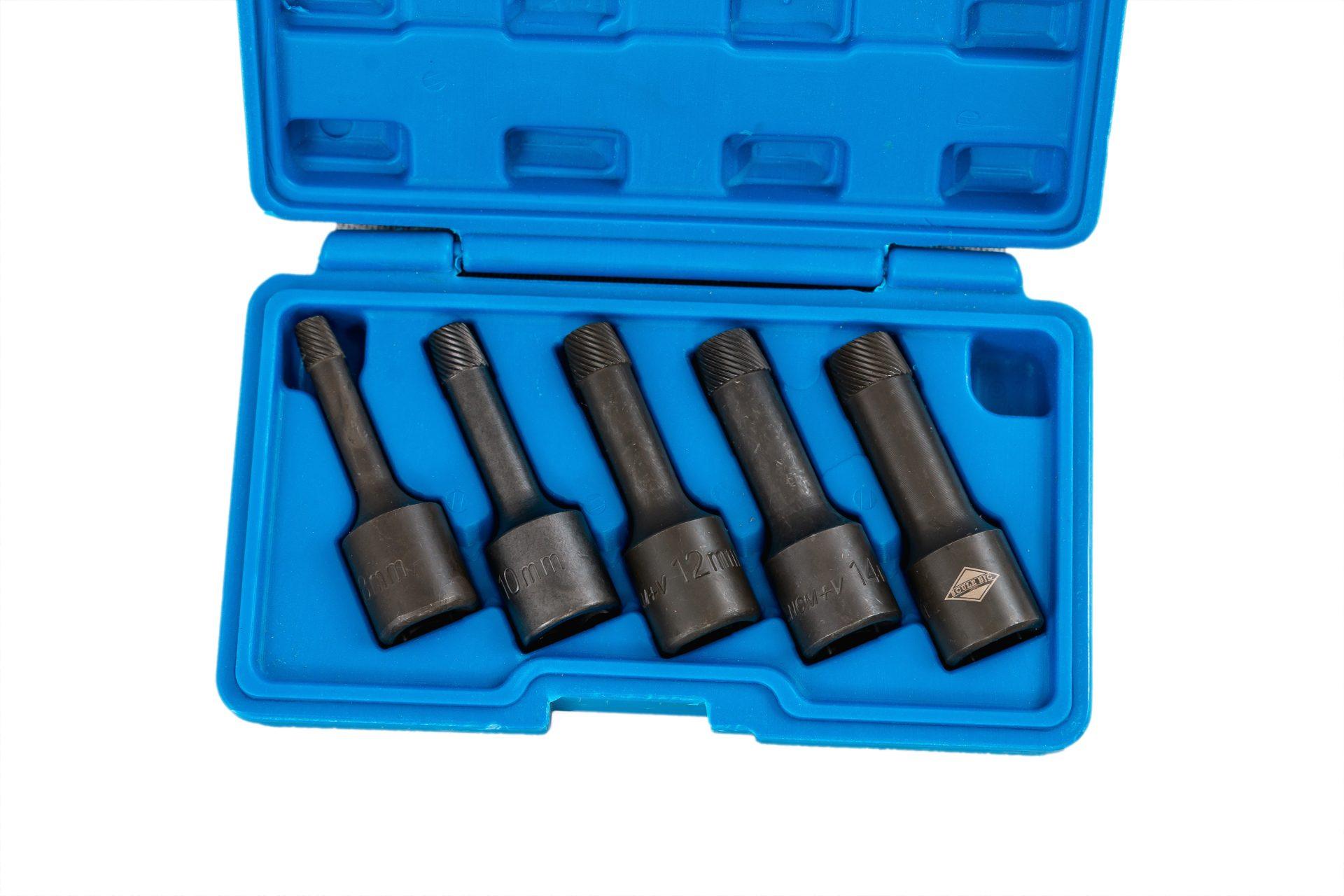 Extractor suruburi set 5buc 1/2' - Bjc tools Imagine principală a produsului