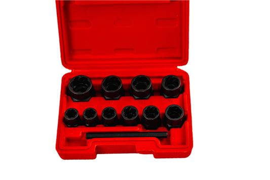 Extractor suruburi si piulite,trusa extras piulite si suruburi stricate - Bjc tools