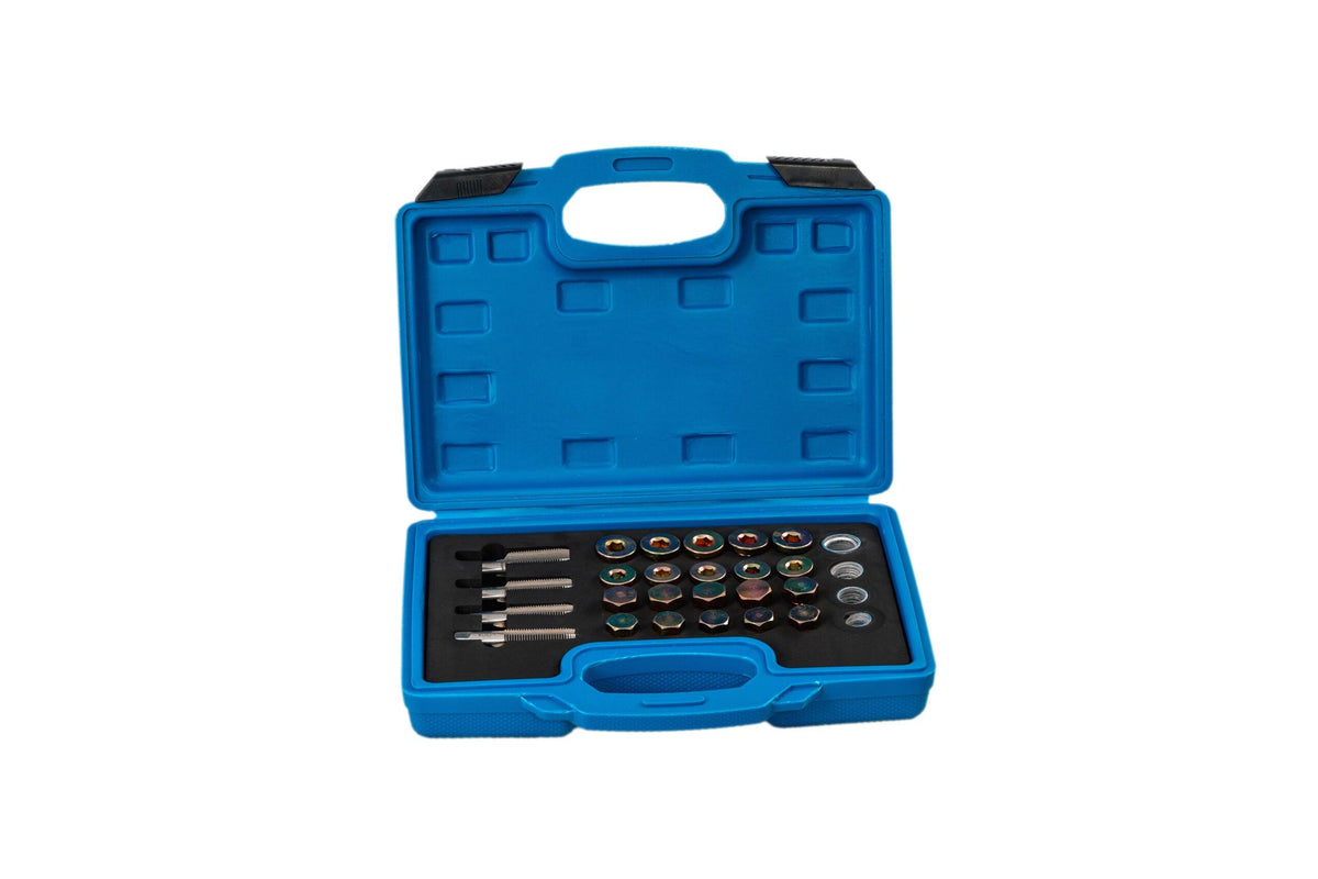 Trusa reparatie filet dop ulei 64 piese - Bjc tools