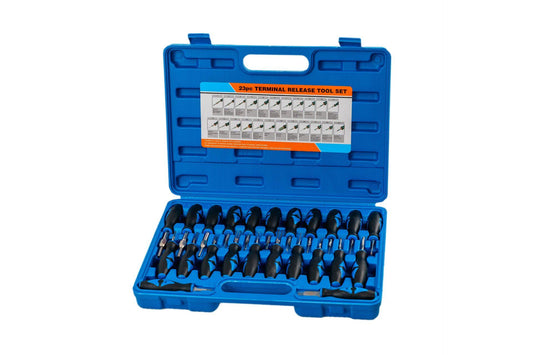 Trusa deconectare pini terminale, Trusa deconectare conectori sistem electric auto 23 piese,trusa indepartat pini auto - Bjc tools