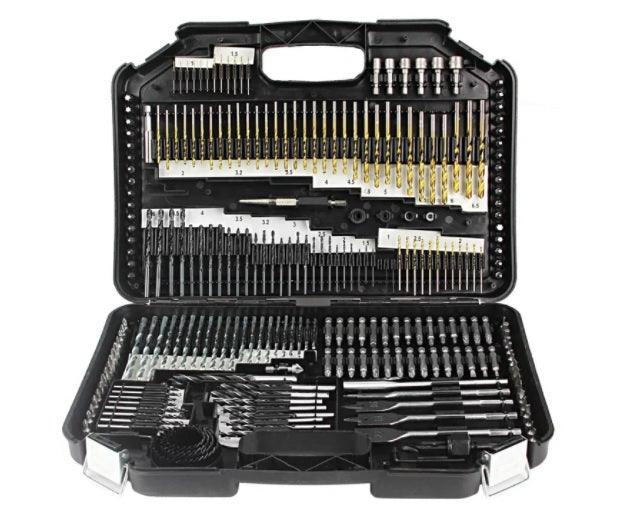 Set trusa burghie biti tubulare lemn fier beton 246 piese - Bjc tools