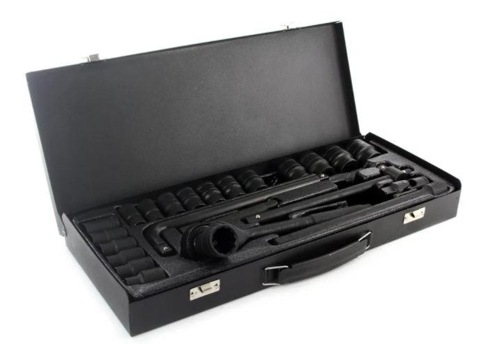 Trusa scule tubulare de forta 24 piese 1/2 12 laturi profesionala - Bjc tools