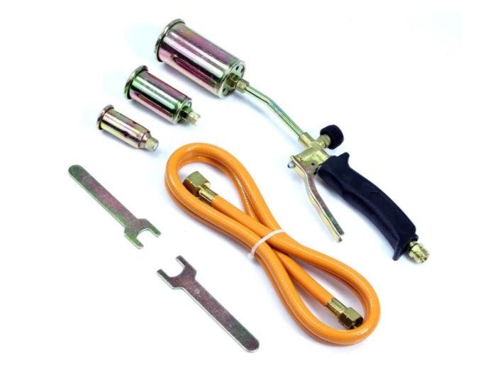 Arzator de gaz cu 3 duze si furtun inclus - Bjc tools