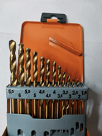 Set 13 burghii spirale HSS Ø 1.5 -6.5 mm - Bjc tools