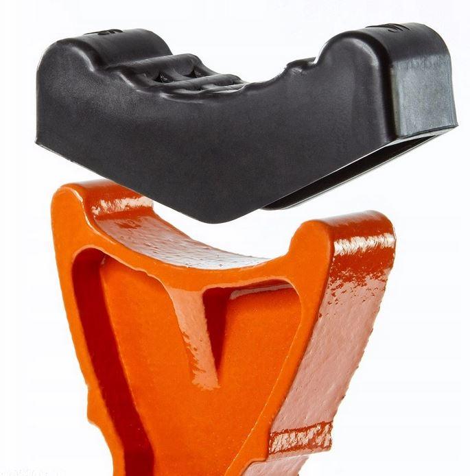 Set 2 capre echipate cu protectie cauciuc 6 Tone - Bjc tools