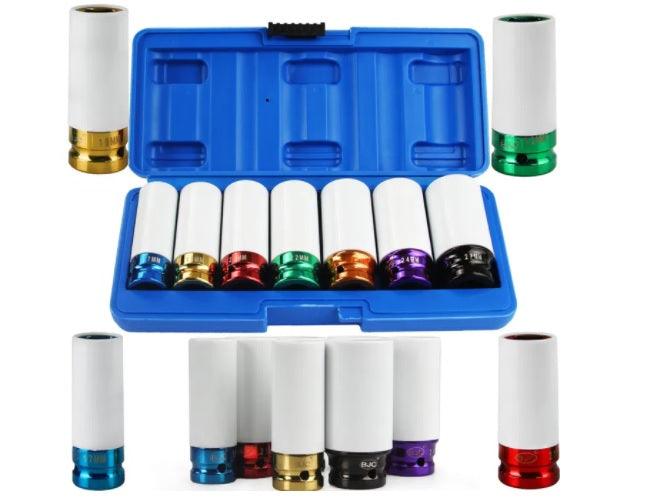 Set trusa Tubulare de impact cu protectie pentru jante aluminiu Profi - Bjc tools Imagine principală a produsului