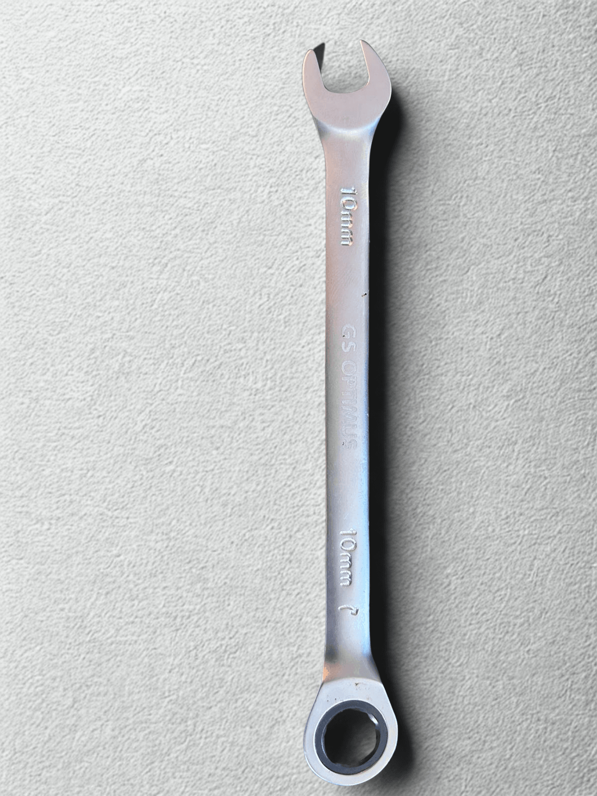 Cheie combinată și inelară cu clichet 10 mm GS OPTIMUS - Bjc tools