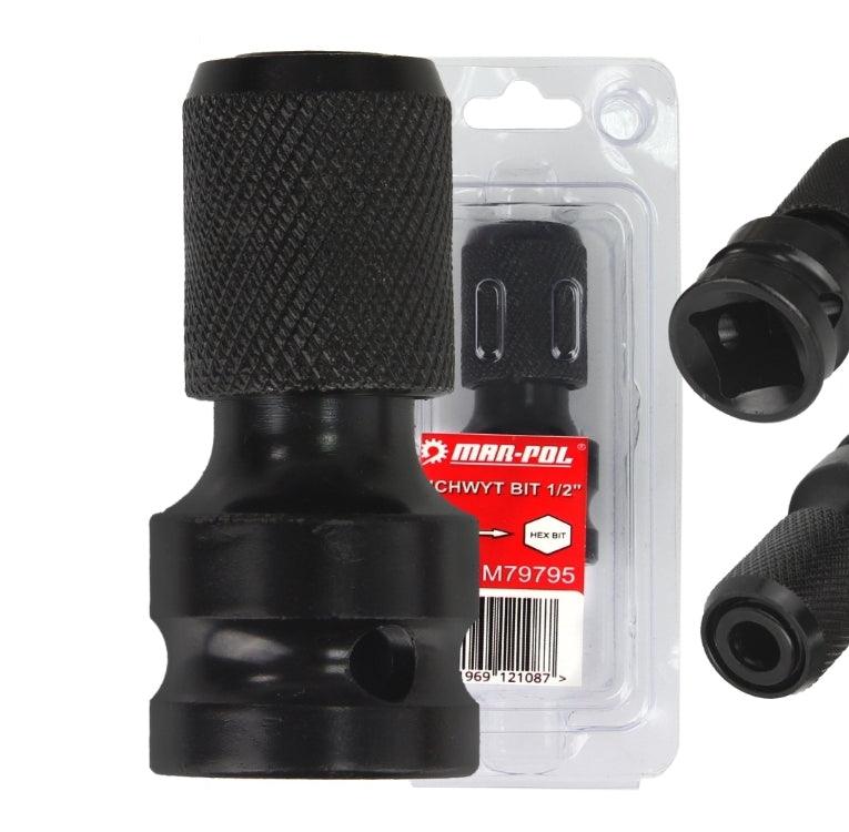 Adaptor 1/2" - Bit Hexagon - Suport Bit 1/2" pe Bit Hex - Bjc tools
