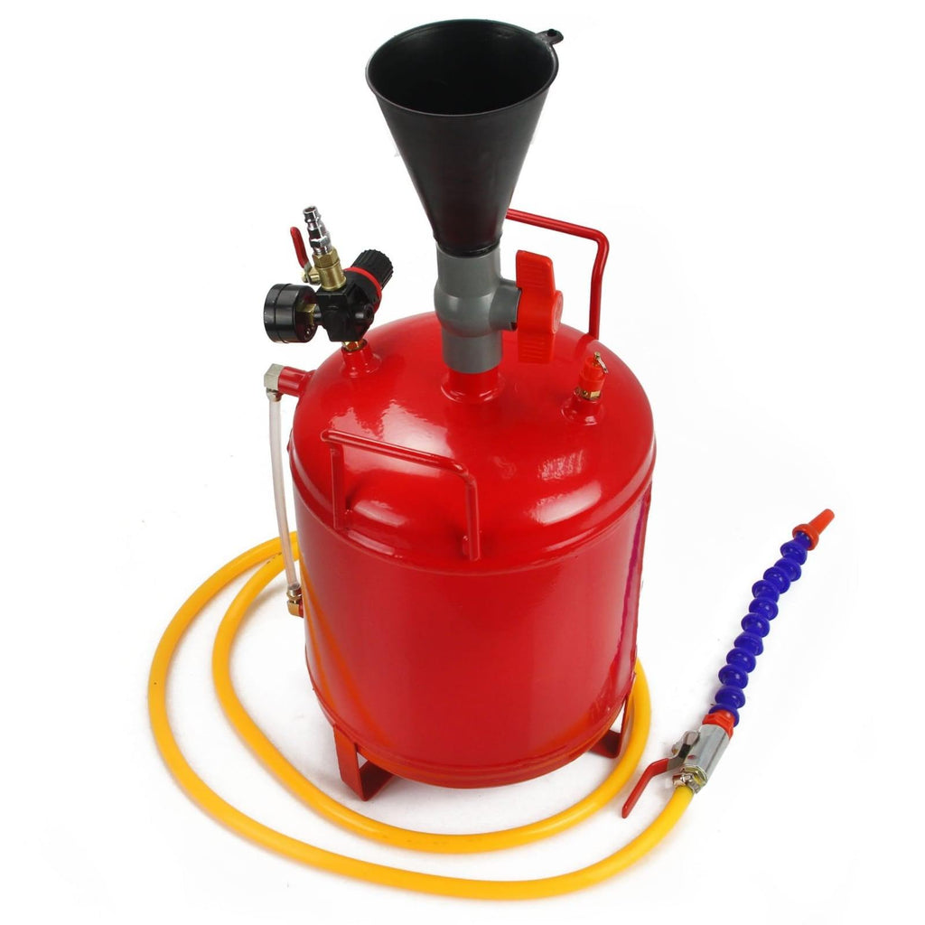 Distribuitor/Pompa de bagat ulei pneumatică 10 litri in motoare , cutii de viteze etc. - Bjc tools