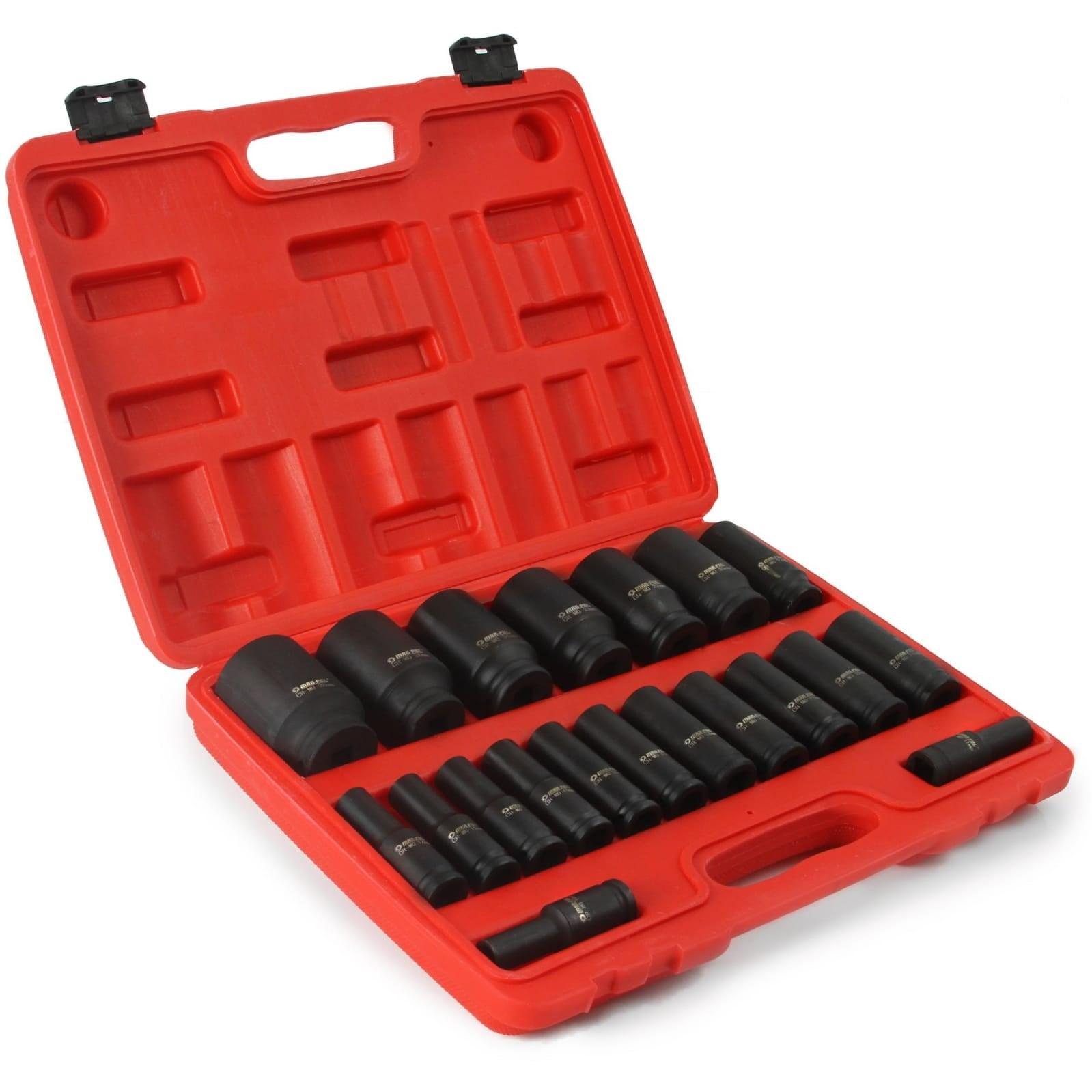 Trusa chei tubulare de impact 20 piese 1/2" 10-38mm - Bjc tools