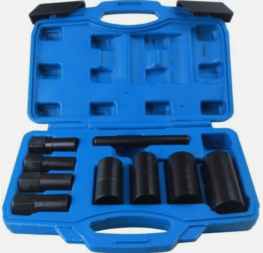 Set de chei tubulare cu blocare a piulițelor de roată cu impact, 9 buc., 1/2 ușă - Bjc tools