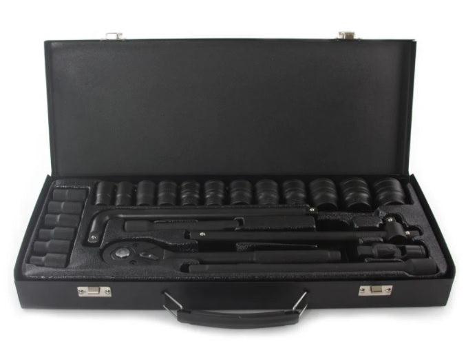 Trusa scule tubulare de forta 24 piese 1/2 12 laturi profesionala - Bjc tools