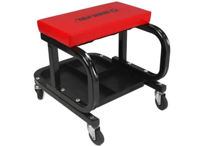 Scaun pt mecanic atelier auto mobil cu tava - Bjc tools