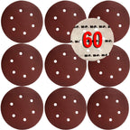 Disc abraziv cu gauri pentru slefuitor 150mm granulatie 60 - Bjc tools