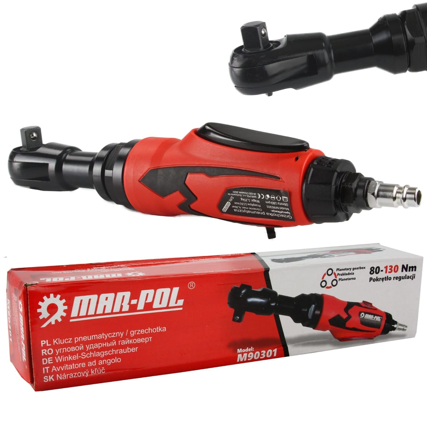 Cheie clichet pneumatic impact 1/2 80-130Nm - Bjc tools