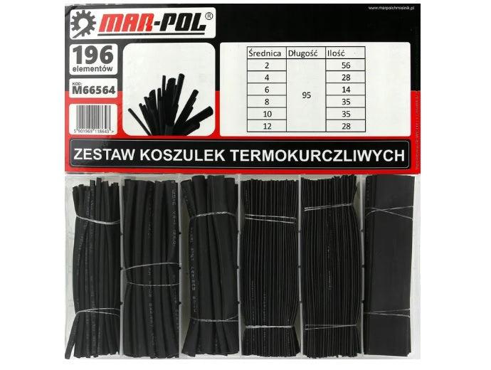 Set tuburi termocontractabile 196 piese - Bjc tools