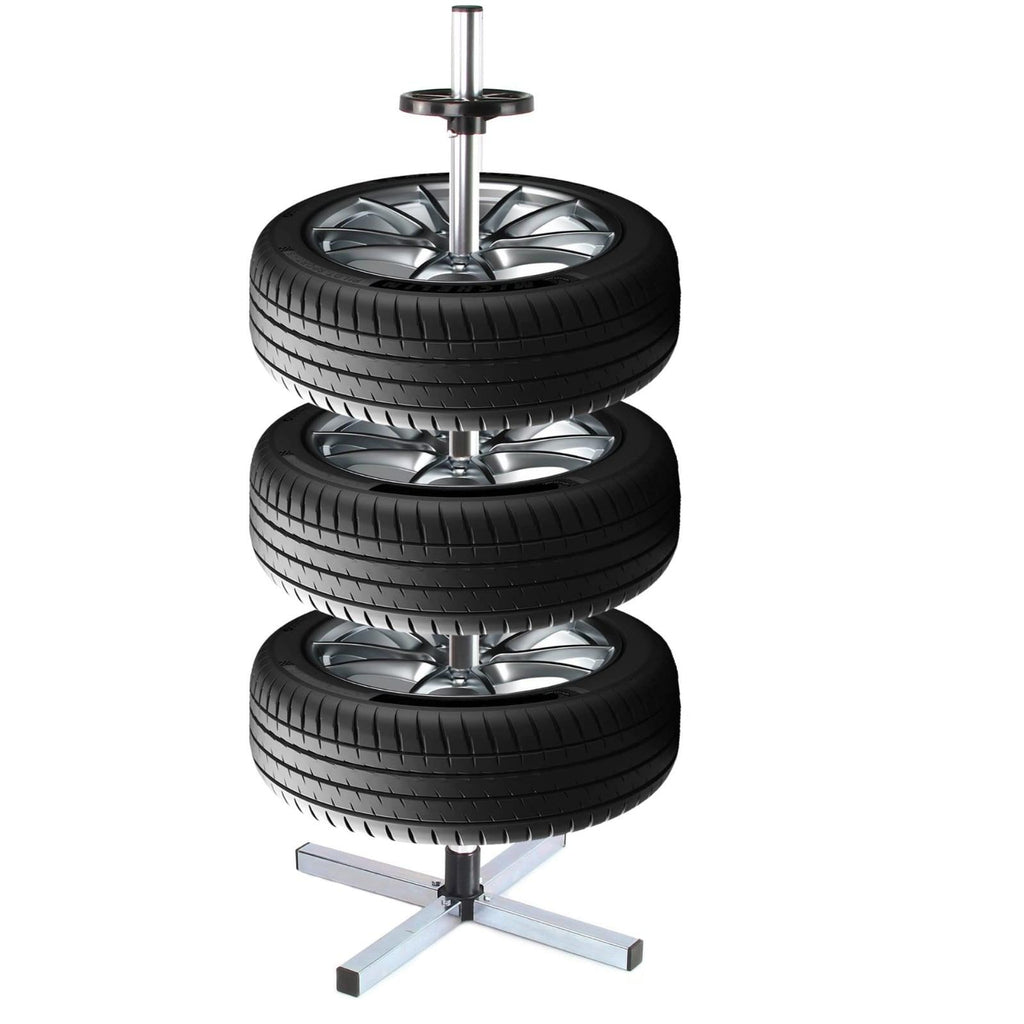 Stand/Suport de 4 roti pneuri jante anvelope latime max 235mm - Bjc tools