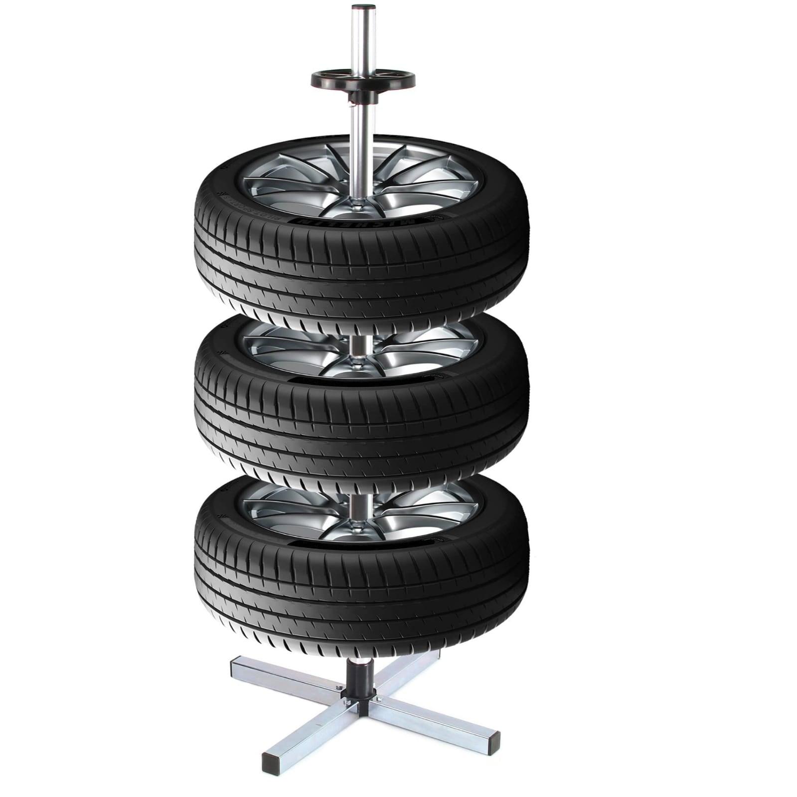 Stand/Suport de 4 roti pneuri jante anvelope latime max 235mm - Bjc tools