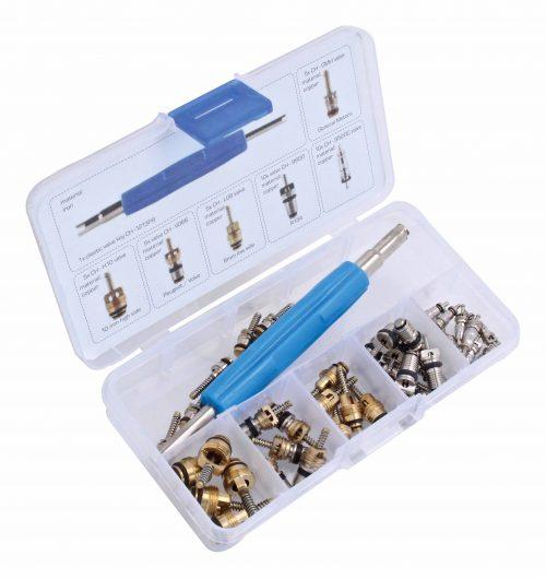 Trusa cheie si ventile pentru clima AC AUTO 41 piese - Bjc tools Imagine principală a produsului