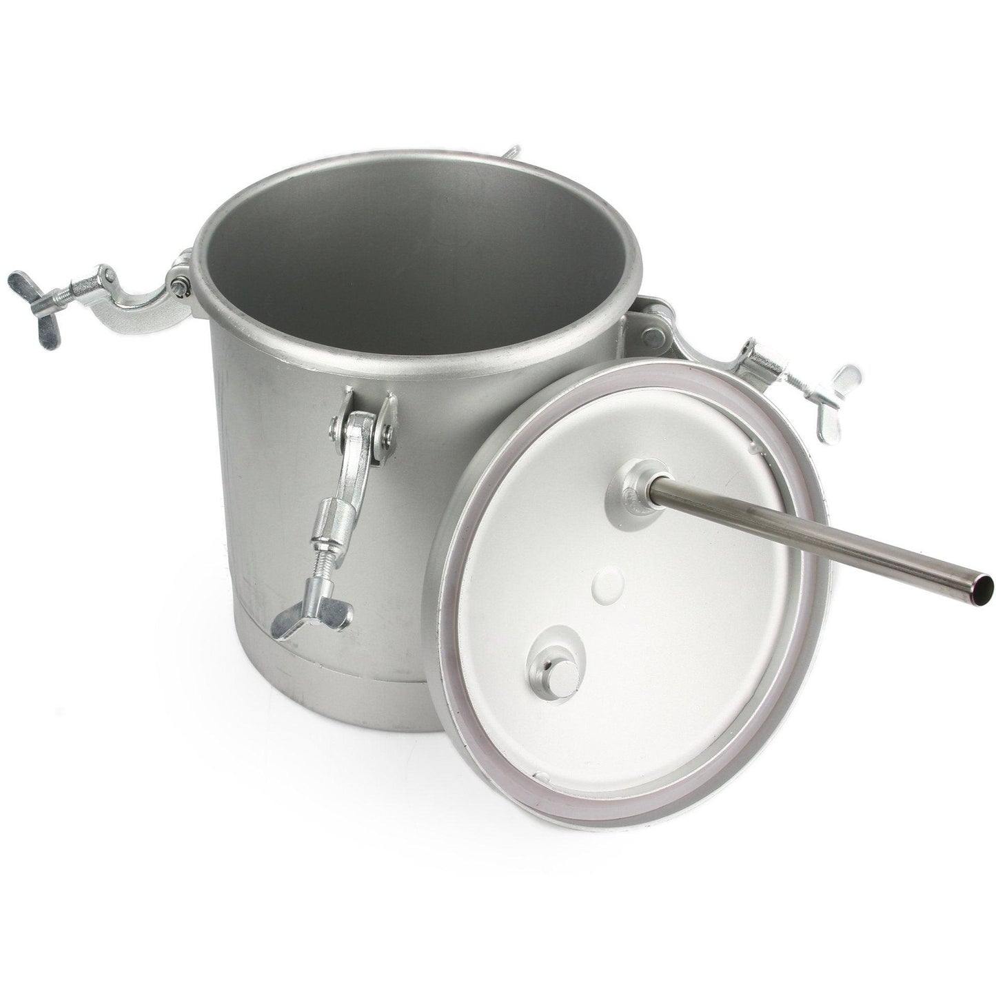 Pistol/Pompa de vopsit pneumatică 8 litri pt vopsea, lac, adezivi si altele din aluminiu - Bjc tools