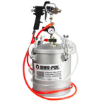 Pistol/Pompa de vopsit pneumatică 8 litri pt vopsea, lac, adezivi si altele din aluminiu - Bjc tools