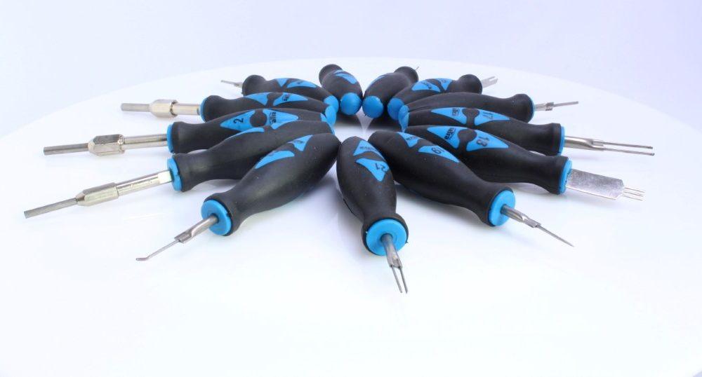 Trusa deconectare conectori sistem electric auto 23 piese, trusa indepartat pini auto - Bjc tools