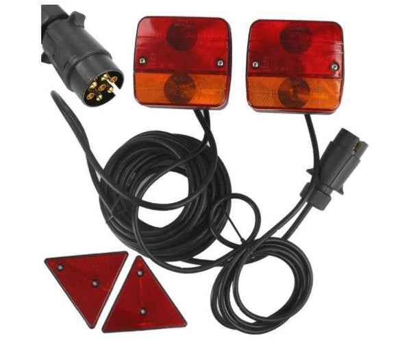 Set lumini semnalizare remorci auto cu priza remorca - Bjc tools