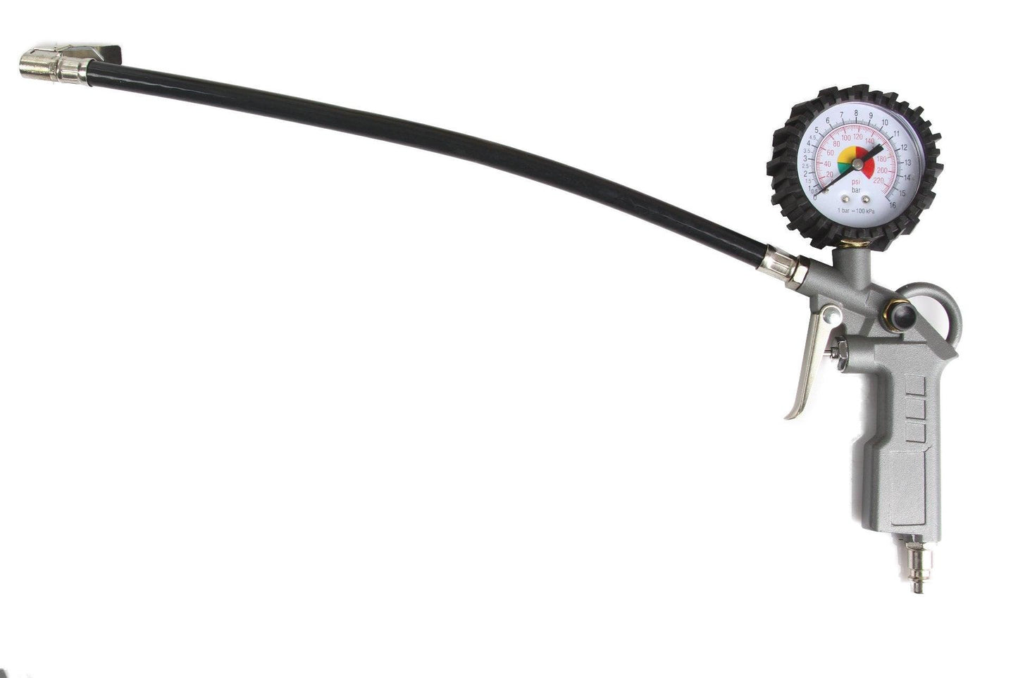 Set unelte pneumatice 18 piese. Pistol de vopsit, suflat aer, spălat, manometru, furtun si accesorii - Bjc tools