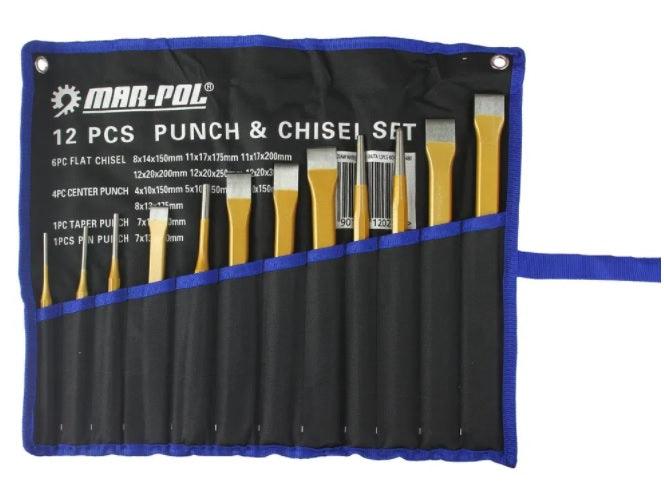 Set dalti si dornuri 12 piese - Bjc tools