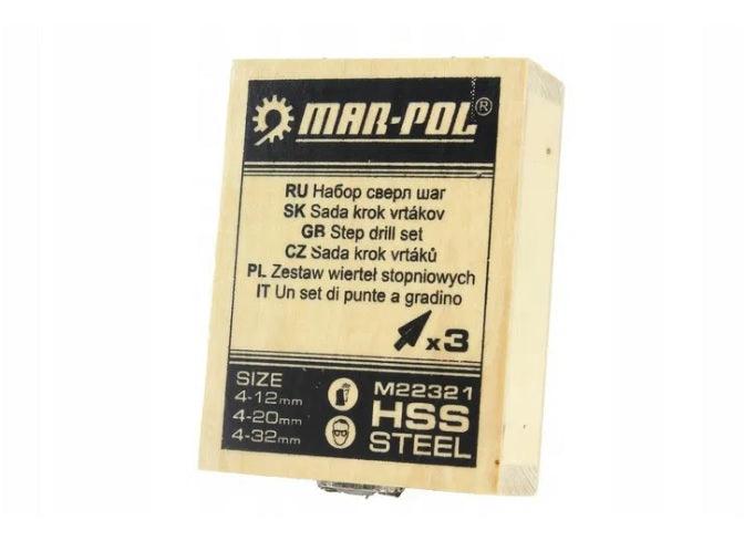 Set burghiu conic 3 piese hss titan - Bjc tools