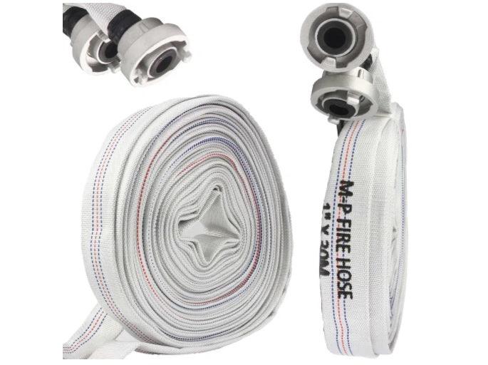 Furtun apa irigatii pompieri 1 toli 1" 30 metri 52mm cuple incluse - Bjc tools