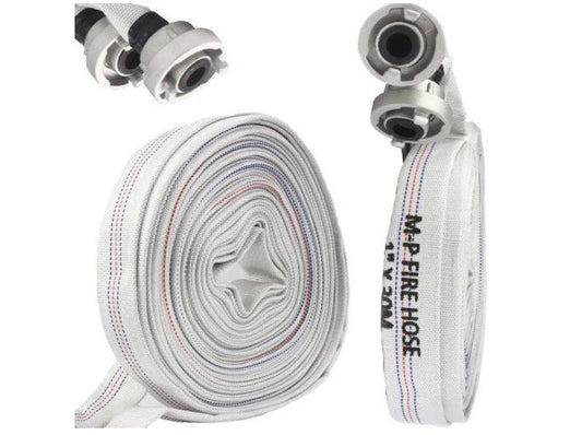 Furtun apa irigatii pompieri 1 toli 1" 30 metri 52mm cuple incluse - Bjc tools