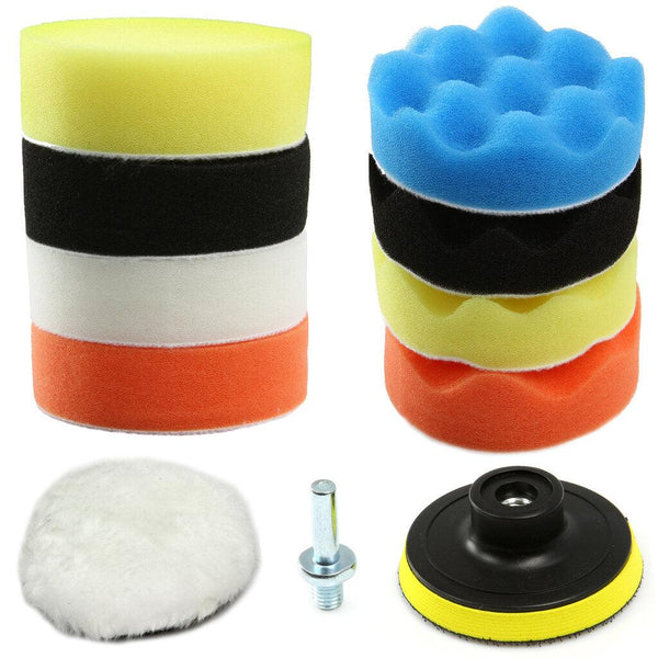 Set bureti polish pentru lustruit 11 piese, 80mm - Bjc tools