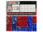 Set papuci conectori electrici 450 piese - Bjc tools