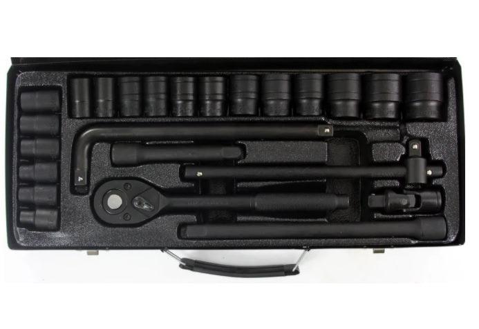 Trusa scule tubulare de forta 24 piese 1/2 12 laturi profesionala - Bjc tools