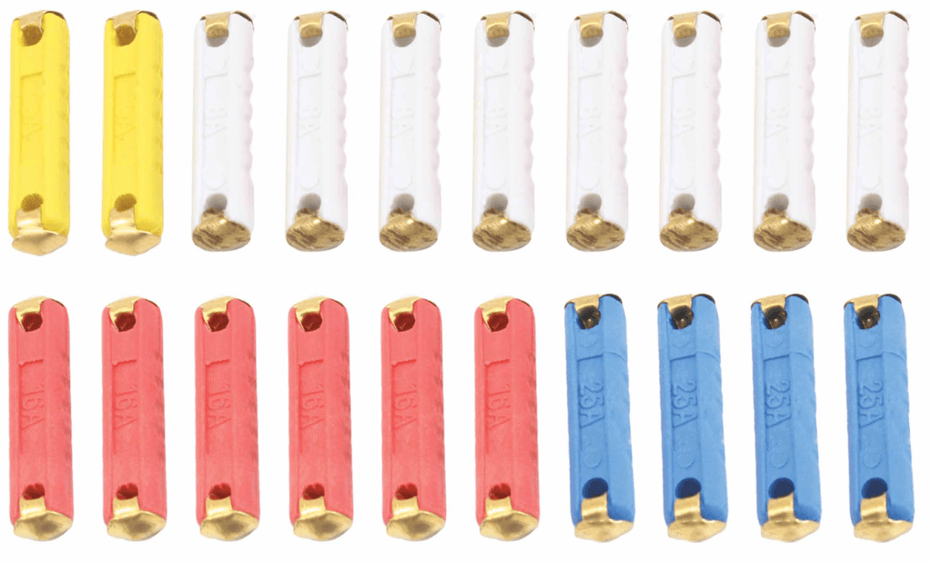 Siguranțe auto GBC 6×25 mm – 20 bucăți - Bjc tools