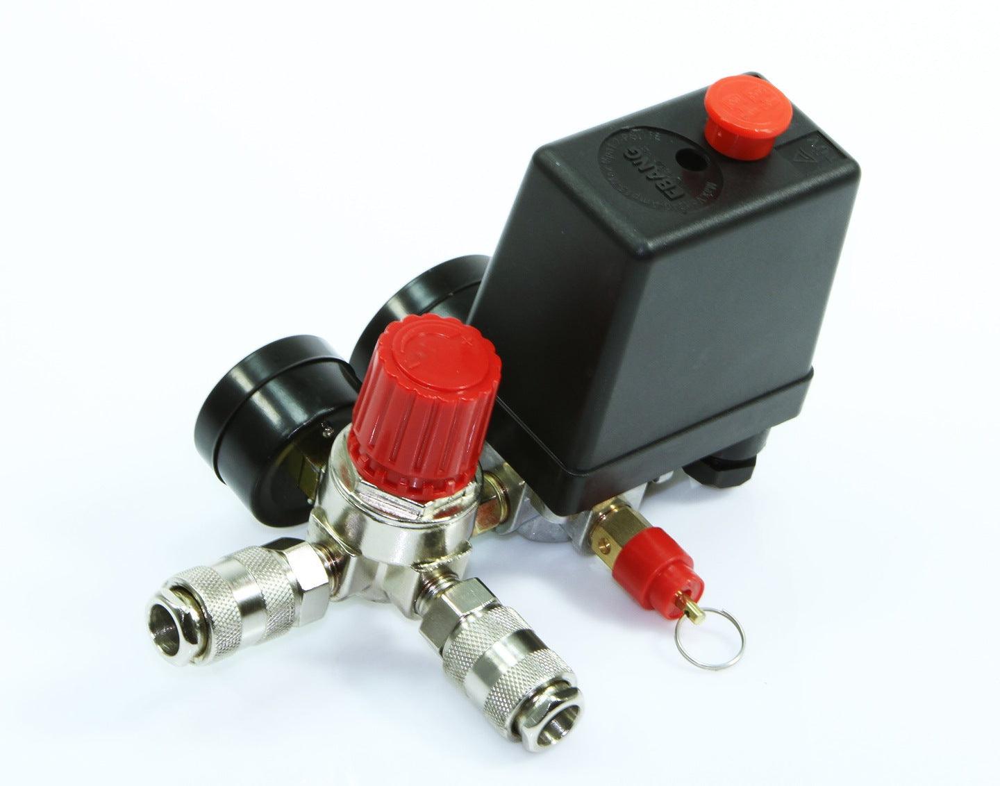 Kit presostat cu regulator de presiune 220v, presostat compresor aer - Bjc tools