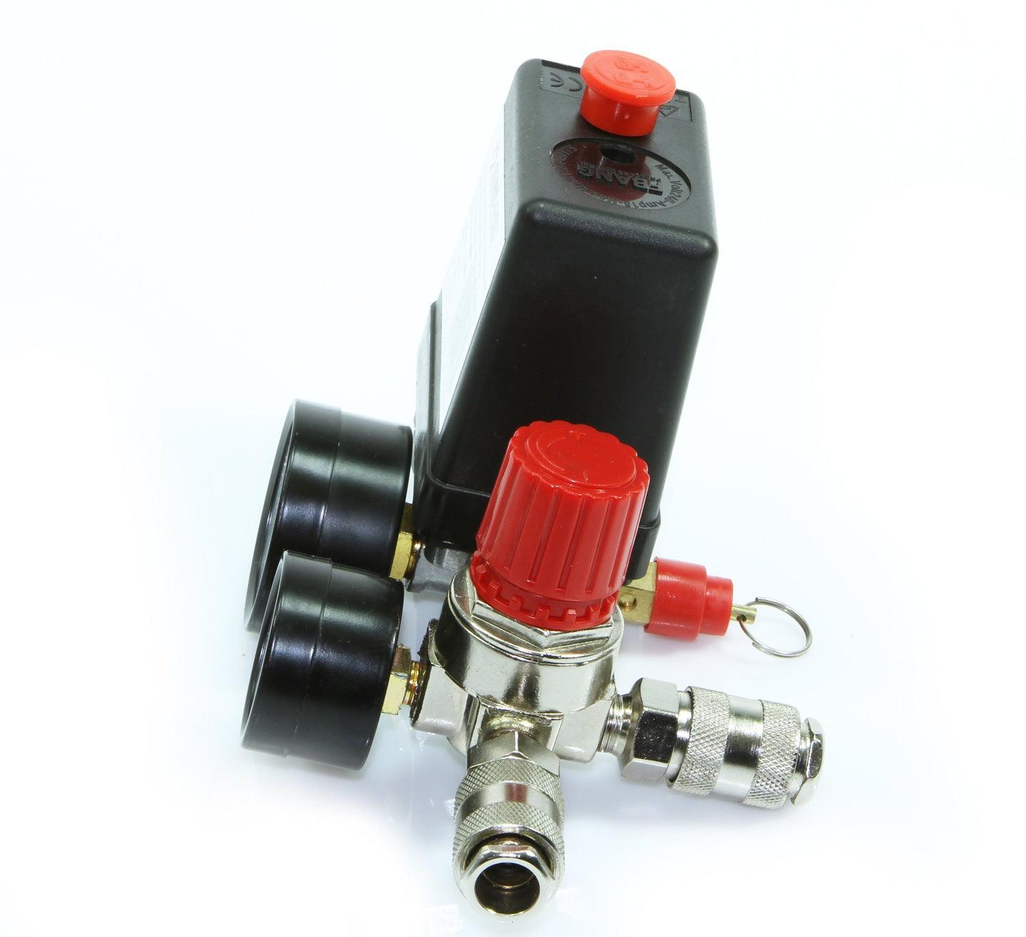 Kit presostat cu regulator de presiune 220v, presostat compresor aer - Bjc tools