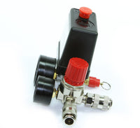 Kit presostat cu regulator de presiune 220v, presostat compresor aer - Bjc tools