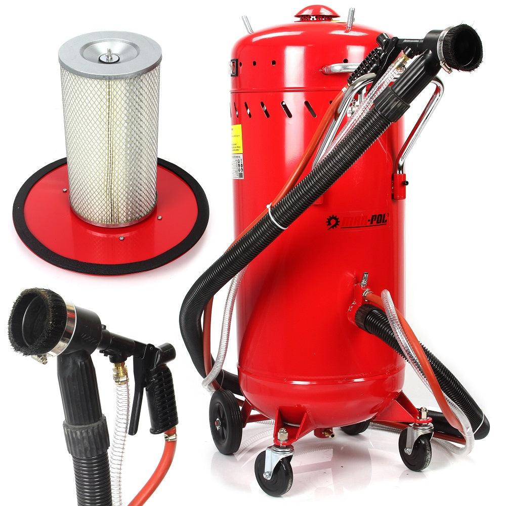 Aparat de sablat 105 Litri cu aspirator, Aparat de sablare cu aspiratie (resigilat) - Bjc tools