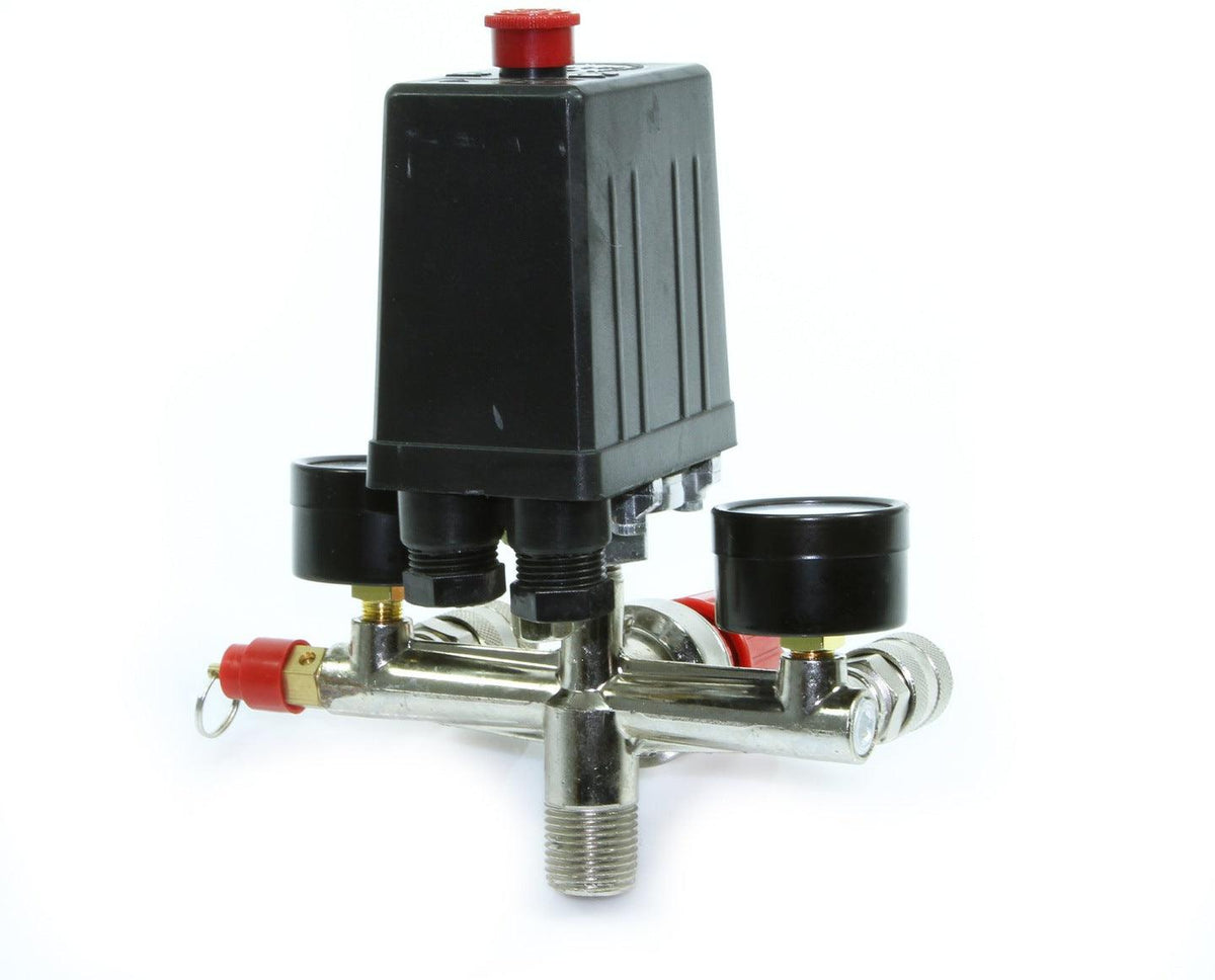 Kit presostat manometru regulator de presiune - Bjc tools