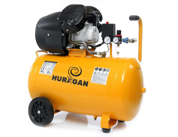 Compresor aer comprimat 100 Litri 220v 530l/min (Produs resigilat) - Bjc tools