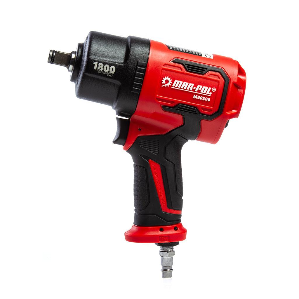 Cheie pistol de impact pneumatic Profi 1800 Nm 1/2 TH Compozit - Bjc tools
