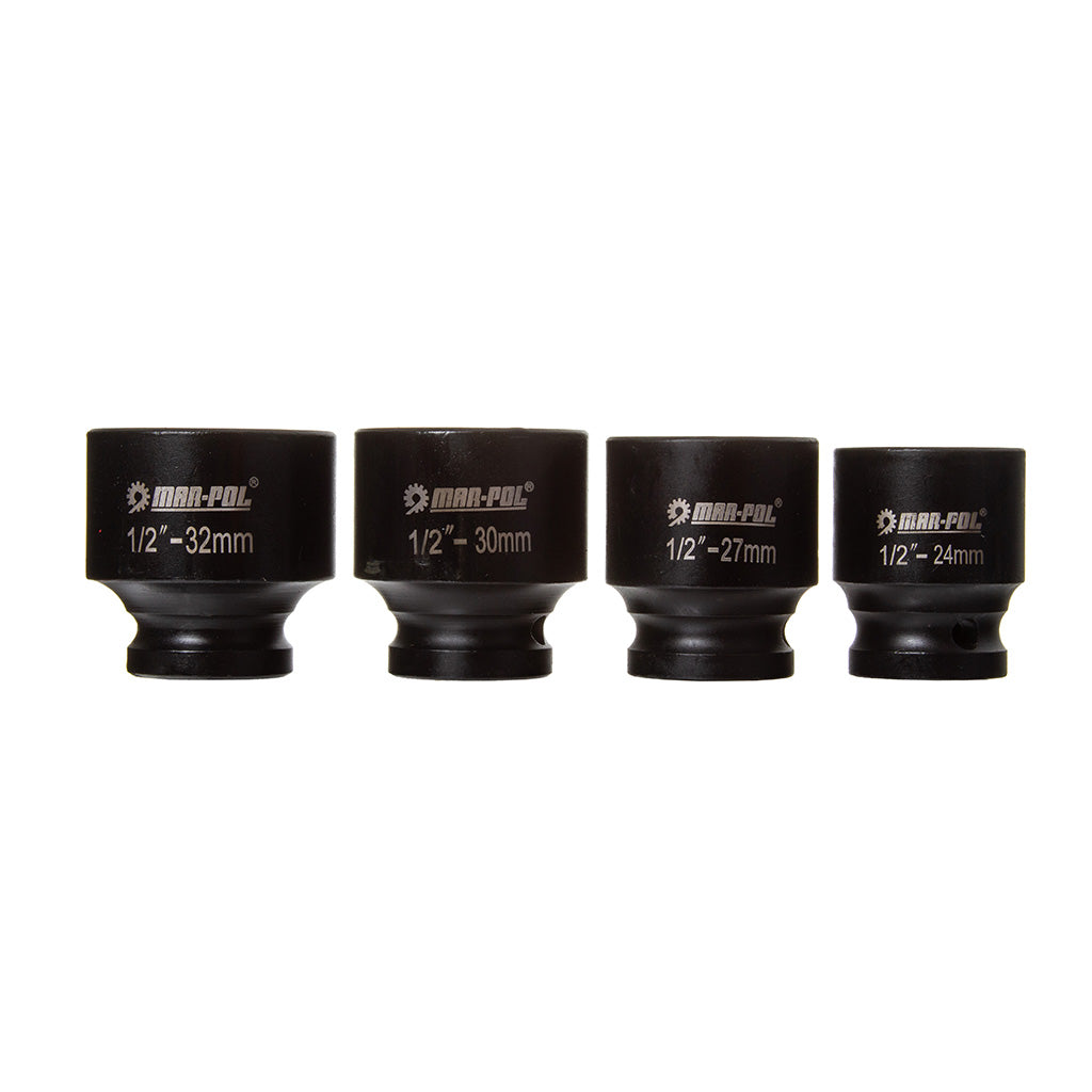 Set chei tubulare 1/2”lungi și scurte 8-32MM 35 buc