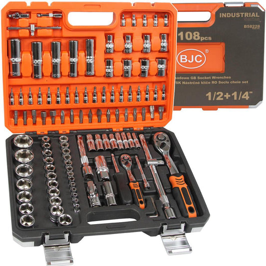 Trusa profesionala de scule 108 piese - Bjc tools