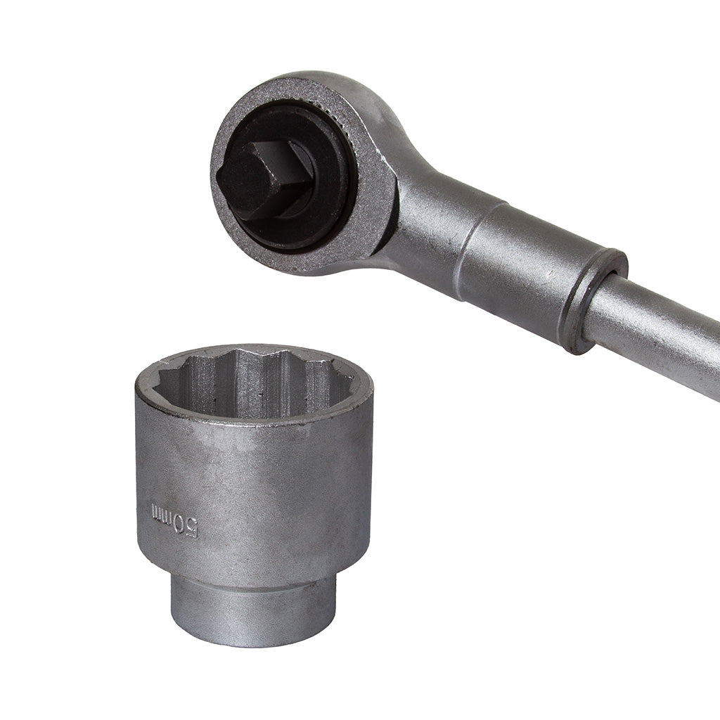 Trusa chei tubulare 21 piese bihexagonale 19-50 mm 3/4 12 laturi