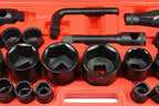 Trusa tubulare pentru camion 26 piese 21-65 mm 3/4 si 1 tol stelate si hexagonale - Bjc tools