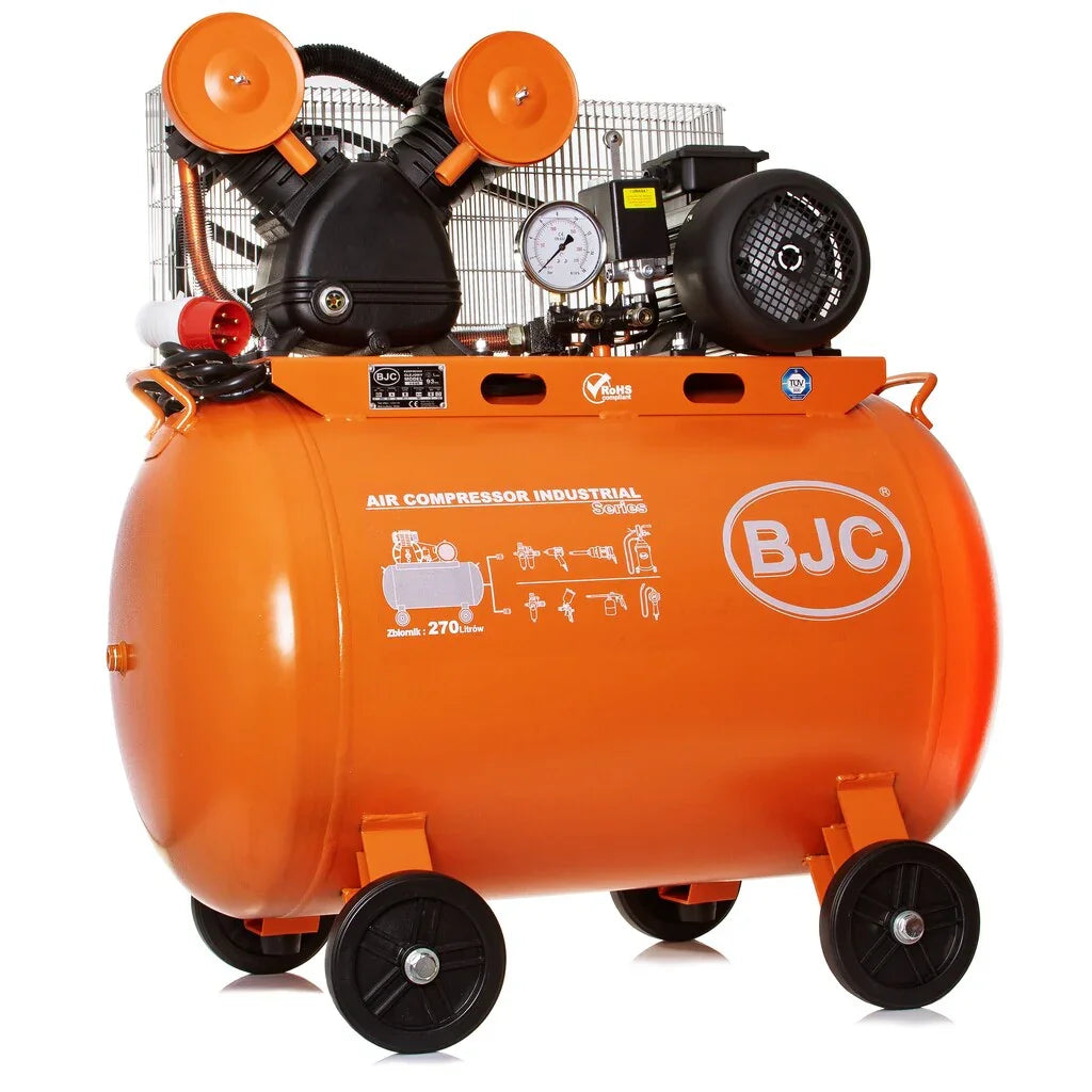 Compresor aer 270L 820L/min, trifazat PROFESIONAL Imagine secundară a produsului