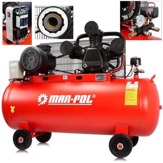 Compresor aer comprimat 300 L 3 pistoane 380v Profesional - Bjc tools